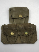 Load image into Gallery viewer, Genuine 37 Pattern Army 3 Pocket Rifle Pouch - WW2 British Army Style - The Militaria Shop