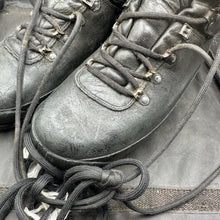 Load image into Gallery viewer, Austrian Army Black Leather Army Combat Boots - Size EU 43 - UK 9 - The Militaria Shop