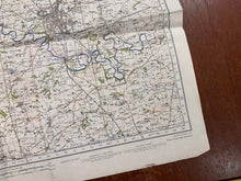 Load image into Gallery viewer, Original WW2 British Army GSGS Map of England RARE Darlington Training Documents - The Militaria Shop