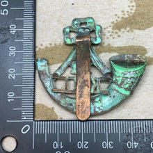 Load image into Gallery viewer, Genuine British Army Cap Badge - King's Shropshire Light Infantry - The Militaria Shop