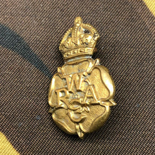 Load image into Gallery viewer, Original British Army Collar Badge - Women's Royal Army Corps - The Militaria Shop