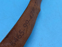 Lade das Bild in den Galerie-Viewer, Original British Army Officer's Sam Browne Leather Shoulder Strap - Marked 37" - The Militaria Shop