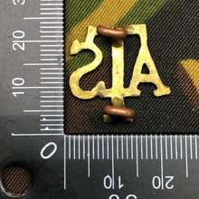 Lade das Bild in den Galerie-Viewer, Original WW2 British Army Collar Badge - Auxiliary Territorial Service - The Militaria Shop