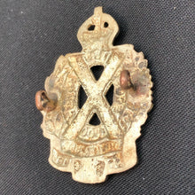 Charger l'image dans la galerie, Original WW1 British Army Regimental Cap Badge - Scottish Horse Yeomanry - The Militaria Shop