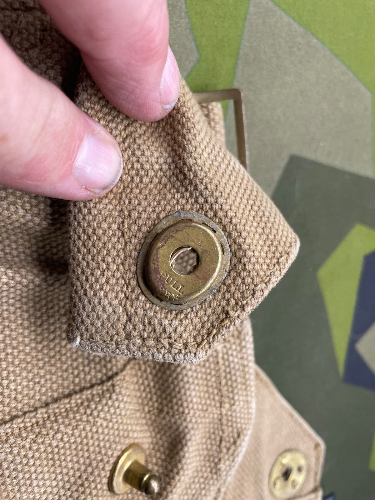 Original British / Dutch Army 37 Pattern US Army Style Water Bottle Cover - The Militaria Shop