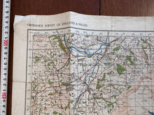 Charger l'image dans la galerie, Original WW2 British Army OS Map of Great Britain - Abergavenny - The Militaria Shop