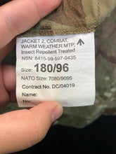 Load image into Gallery viewer, British Army MTP Camouflaged Combat Warm Weather Combat Jacket - Size 180/96 - The Militaria Shop