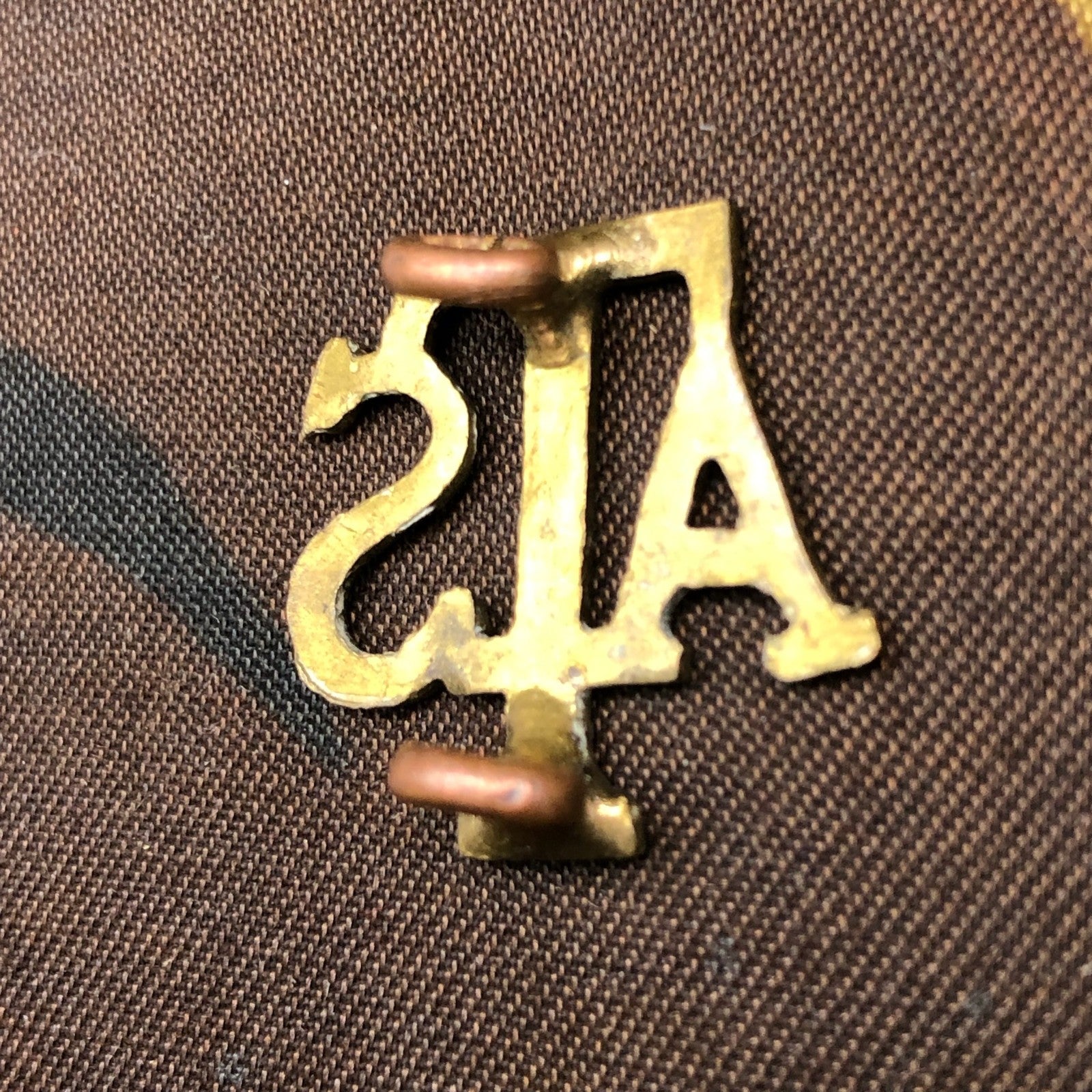 Original WW2 British Army Collar Badge - Auxiliary Territorial Service - The Militaria Shop