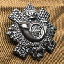 Load image into Gallery viewer, Original WW1 British Army Highland Light Infantry Cap Badge - The Militaria Shop