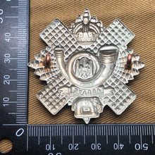 Load image into Gallery viewer, Original WW2 British Army Highland Light Infantry Cap Badge - The Militaria Shop