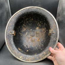Load image into Gallery viewer, Original British Army WW2 Mk2 Combat Steel Helmet - The Militaria Shop