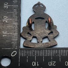 Load image into Gallery viewer, Original WW2 British Army Collar Badge - RAOC Ordnance Corps - Officers Bronze - The Militaria Shop