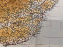 Load image into Gallery viewer, Original WW2 British Army RAF Navy Base Map of Scotland - The Eastern Highlands - The Militaria Shop