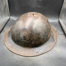 Load image into Gallery viewer, Original British Army WW2 Combat Steel Helmet - The Militaria Shop
