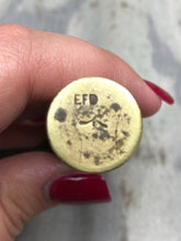 Load image into Gallery viewer, Original WW1 WW2 British Army Empty Brass Oil Bottle Lee Enfield SMLE - The Militaria Shop