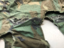 Load image into Gallery viewer, Original US Army Vietnam War Era M1 Camo Helmet Cover - Local Find - Combat Worn - The Militaria Shop