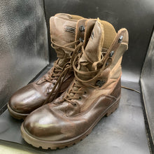 Charger l'image dans la galerie, British Army Surplus Brown Leather YDS Combat Patrol Boots - Size UK 9 M - The Militaria Shop