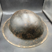 Load image into Gallery viewer, Original British Army WW2 Combat Steel Helmet - The Militaria Shop