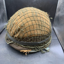Load image into Gallery viewer, Genuine Dutch Army M53 Euroclone of WW2 US M1 Camouflaged Helmet & Liner Set - The Militaria Shop