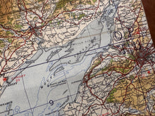 Load image into Gallery viewer, Original WW2 British Army RAF Navy Base Map of South Wales - Cardiff & Swansea - The Militaria Shop