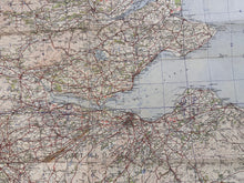 Load image into Gallery viewer, Original WW2 British Army RAF Navy Base Map of Scotland - The Forth, Clyde & Tay - The Militaria Shop