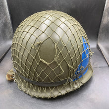 Load image into Gallery viewer, Genuine Dutch Army M53 Euroclone of US M1 Camouflaged Helmet & Liner Set - The Militaria Shop