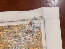 Load image into Gallery viewer, Original WW2 British Army RAF Navy Base Map of England - North Central - The Militaria Shop