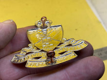 Load image into Gallery viewer, Original British Army Edinburgh University Training Corps (TA) Cap Badge - The Militaria Shop
