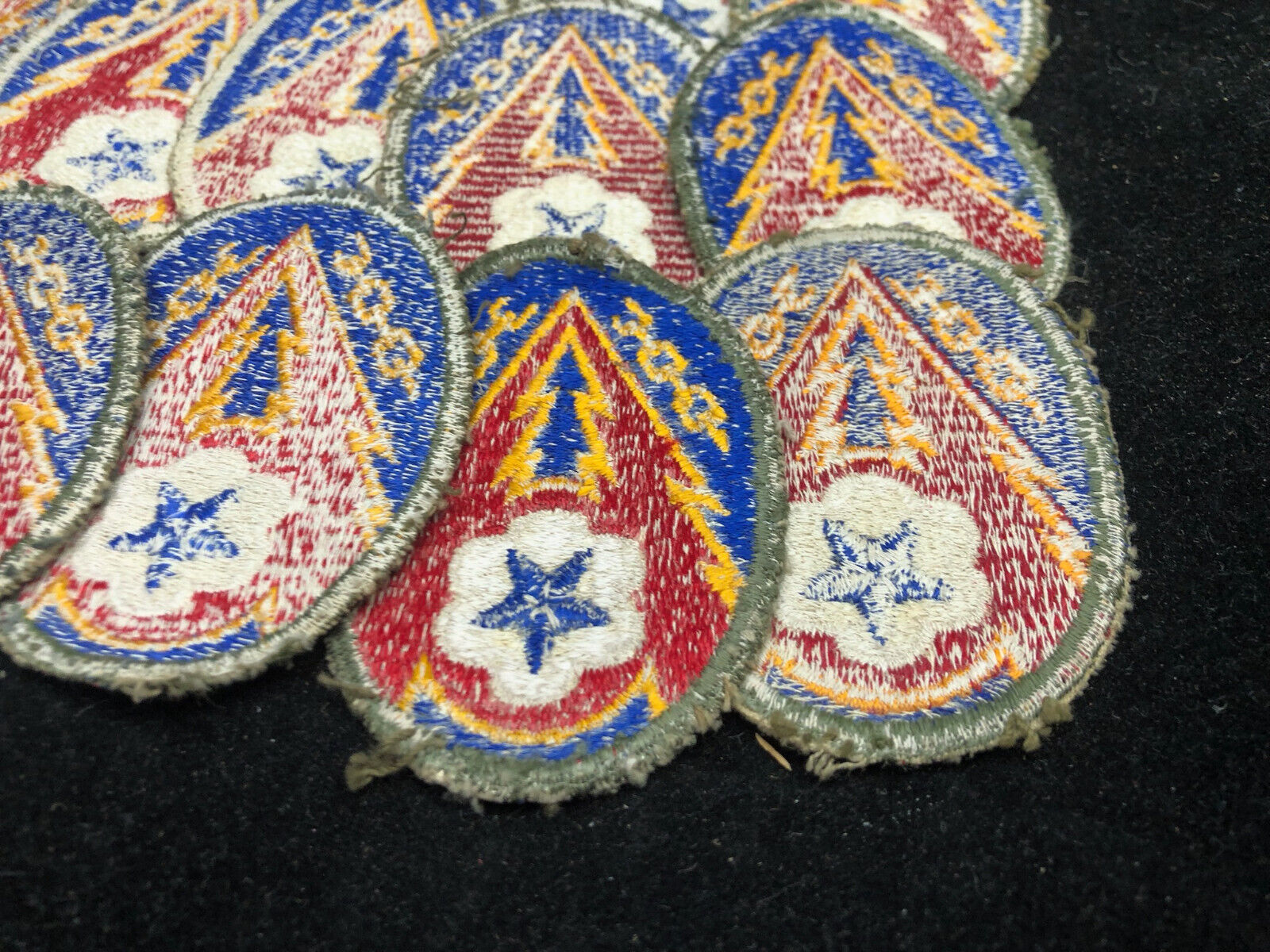 Original WW2 US Army Advanced Communications Zone ETO Cloth Badge Patch - The Militaria Shop