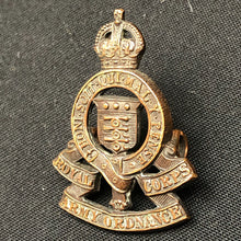 Load image into Gallery viewer, Original WW2 British Army Royal Army Ordnance Corps RAOC Officers Collar Badge - The Militaria Shop