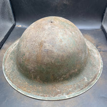 Load image into Gallery viewer, Original WW2 British Army Mk2 "Brodie" Combat Helmet - The Militaria Shop