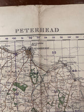 Load image into Gallery viewer, Original WW2 British Army GSGS OS Map of Great Britain - Peterhead - The Militaria Shop