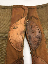 Load image into Gallery viewer, Original WW2 British Army 37 Pattern Despatch Riders High Sided Spats - The Militaria Shop