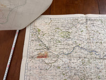 Load image into Gallery viewer, Original WW2 British Army GSGS Map of England RARE Darlington Training Documents - The Militaria Shop