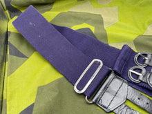 Load image into Gallery viewer, Original British Royal Navy Blue Canvas Stable Belt - Approx 36" (L) Waist - The Militaria Shop