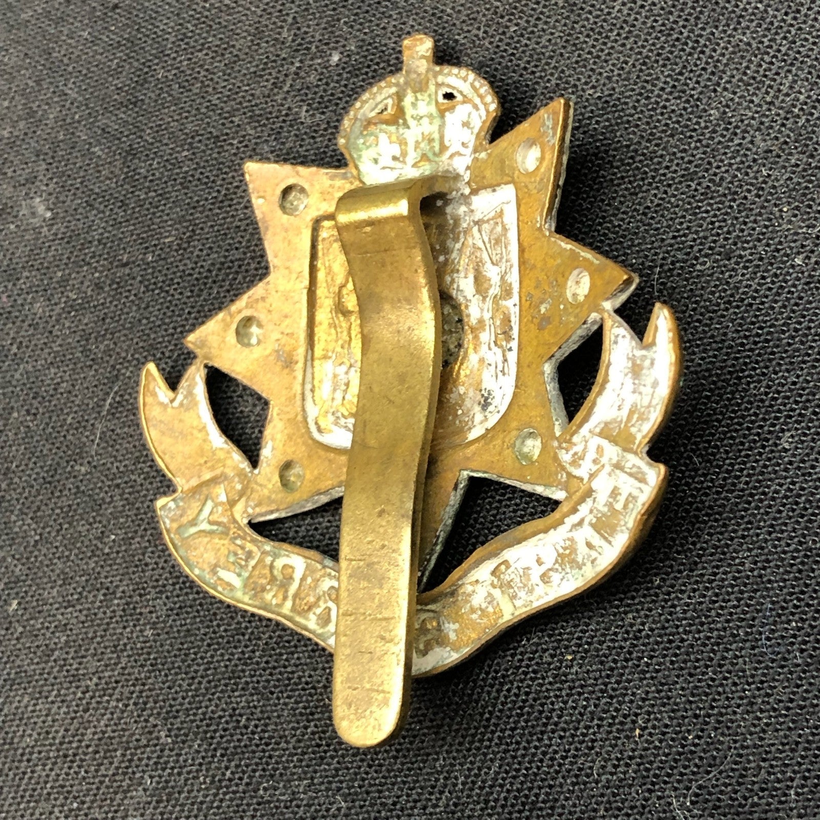 Original British Army Cap Badge - East Surrey Regiment - The Militaria Shop