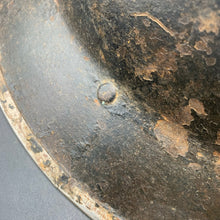 Load image into Gallery viewer, Original British Army WW2 Combat Steel Helmet - The Militaria Shop