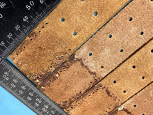 Load image into Gallery viewer, WW2 German Army belt leather fastening strip. Black Leather Reproduction - The Militaria Shop