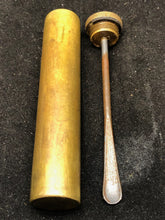 Load image into Gallery viewer, Original WW1 British Army SMLE Enfield Brass Oil Bottle - J.J.B Maker Marked - The Militaria Shop