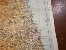 Load image into Gallery viewer, Original WW2 British Army RAF Navy Base Map of England - The Border of Scotland - The Militaria Shop