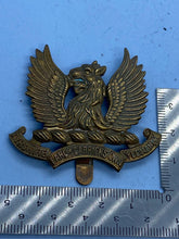 Load image into Gallery viewer, Original British Army WW1 British Army Ayrshire Earl of Carrick's Own Cap Badge - The Militaria Shop