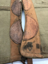 Load image into Gallery viewer, Original WW2 British Army 37 Pattern Despatch Riders High Sided Spats 1942 Dated - The Militaria Shop