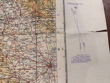 Load image into Gallery viewer, Original WW2 British Army RAF Navy Base Map of England - North Central - The Militaria Shop