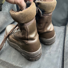 Load image into Gallery viewer, Army Brown Leather High Top Combat Boots - Size EU 37 - UK 4 - The Militaria Shop