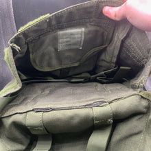 Load image into Gallery viewer, Genuine British Army Surplus OD Green Gas Mask Bag Haversack - The Militaria Shop