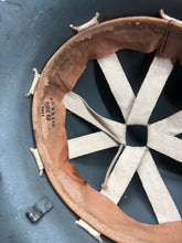 Charger l'image dans la galerie, Original WW2 British Home Front Civillian Zuckerman Helmet & Liner Set - The Militaria Shop