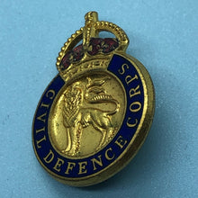 Load image into Gallery viewer, Original British Army Lapel Pin - Civil Defence Corps - The Militaria Shop