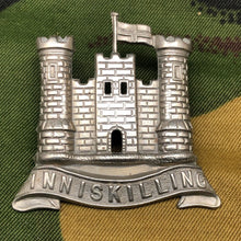 Load image into Gallery viewer, Original British Army WW2 Cap Badge - 6th (Inniskilling) Dragoons - The Militaria Shop