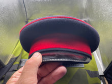 Charger l'image dans la galerie, Genuine British Army Signals Peaked Dress Cap Size 55cm - The Militaria Shop