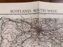 Load image into Gallery viewer, Original WW2 British Army GSGS OS Map of Scotland - South West - The Militaria Shop